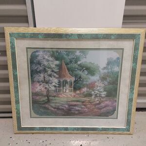 Home Interior Gazebo In Park Victorian Lady Girl By Margie Whittington Picture